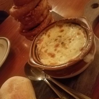 Clementine's - 6" inch onion ring and french onion soup - American Near Me - South Haven, Michigan Clementine's - 6" inch onion ring and french onion soup - American Near Me - South Haven, Michigan