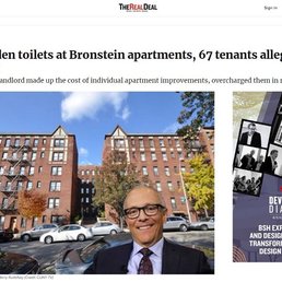 Bronstein Properties - https://therealdeal.com/new-york/2017/07/25/no-golden-toilets-at-bronstein-apartments-67-tenants-allege-in-lawsuit - Real Estate Services Near Me - Forest Hills, New York