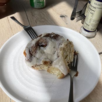 Brekkie Shack - Cinnamon Roll we had to ask for them to plate and then heat up. Came cold in a Togo box - Breakfast & Brunch Near Me - Grandview Heights, Ohio Brekkie Shack - Cinnamon Roll we had to ask for them to plate and then heat up. Came cold in a Togo box - Breakfast & Brunch Near Me - Grandview Heights, Ohio