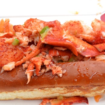 Sam's Chowdermobile - Lobster roll. - Seafood Near Me - Half Moon Bay, California