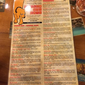 Yellow Dog Eats - Menu - Sandwiches Near Me - Windermere, Florida Yellow Dog Eats - Menu - Sandwiches Near Me - Windermere, Florida