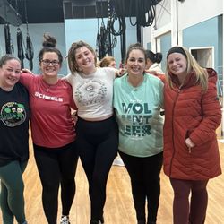 After a fun bungee session feeling good and happy with the girls