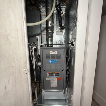 AIR BLUE HVAC - Inside unit, cramped closet! - Heating & Air Conditioning/HVAC Near Me - North Tustin, California AIR BLUE HVAC - Inside unit, cramped closet! - Heating & Air Conditioning/HVAC Near Me - North Tustin, California