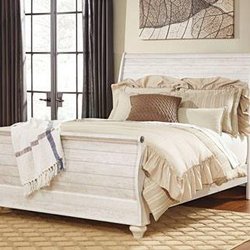Full Circle Furnishings - Willowton Queen Sleigh Bed: $419.99!