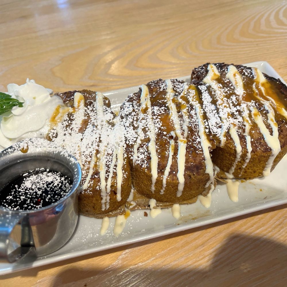 The Hen - From their fall menu only- Pumpkin Cream Cheese French Toast - Breakfast & Brunch Near Me - Ann Arbor, Michigan