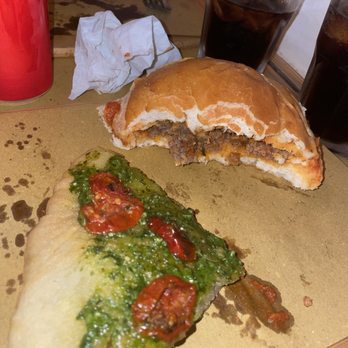 Ce Stamo a Pensá - Meatball sandwich and slice of pesto fried pizza - Bakeries Near Me - Rome, RM Ce Stamo a Pensá - Meatball sandwich and slice of pesto fried pizza - Bakeries Near Me - Rome, RM
