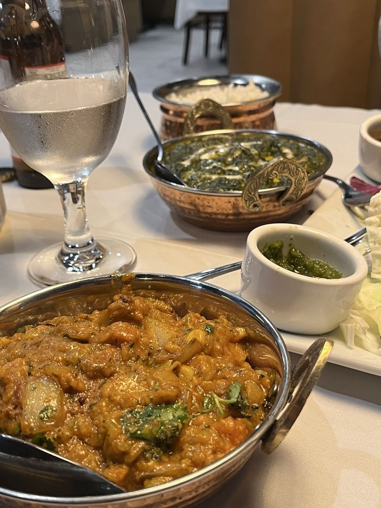 Food from Taj Indian Cuisine