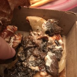McDonald's - Mushroom Quarter Pounder, missing an important element. The Quarter Pounder!!