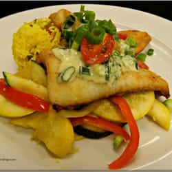 Ports Of Call - Fresh local flounder w/ jalapeno creme sauce