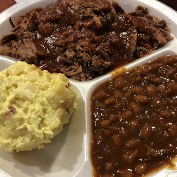 Jim Neely's Interstate BBQ - Beef brisket. Not flavorful, not good, & not recommended. Beans are not tasty. I don't even remember the 3rd side. - Barbeque Near Me - Memphis, Tennessee Jim Neely's Interstate BBQ - Beef brisket. Not flavorful, not good, & not recommended. Beans are not tasty. I don't even remember the 3rd side. - Barbeque Near Me - Memphis, Tennessee