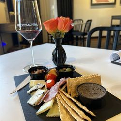 Croma Vera Wines - Wine and charcuterie. The mushroom pate was delightful.