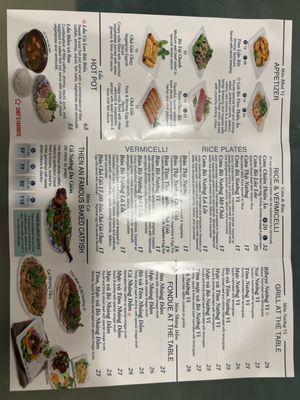 Menu photo 1 Thien An Bo 7 Mon Rosemead, CA