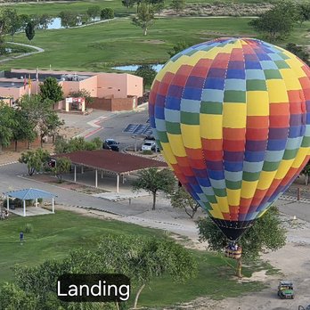 Hot Air Balloon Flights with Elevated New Mexico - Ballon landing. - Hot Air Balloons Near Me - Albuquerque, New Mexico