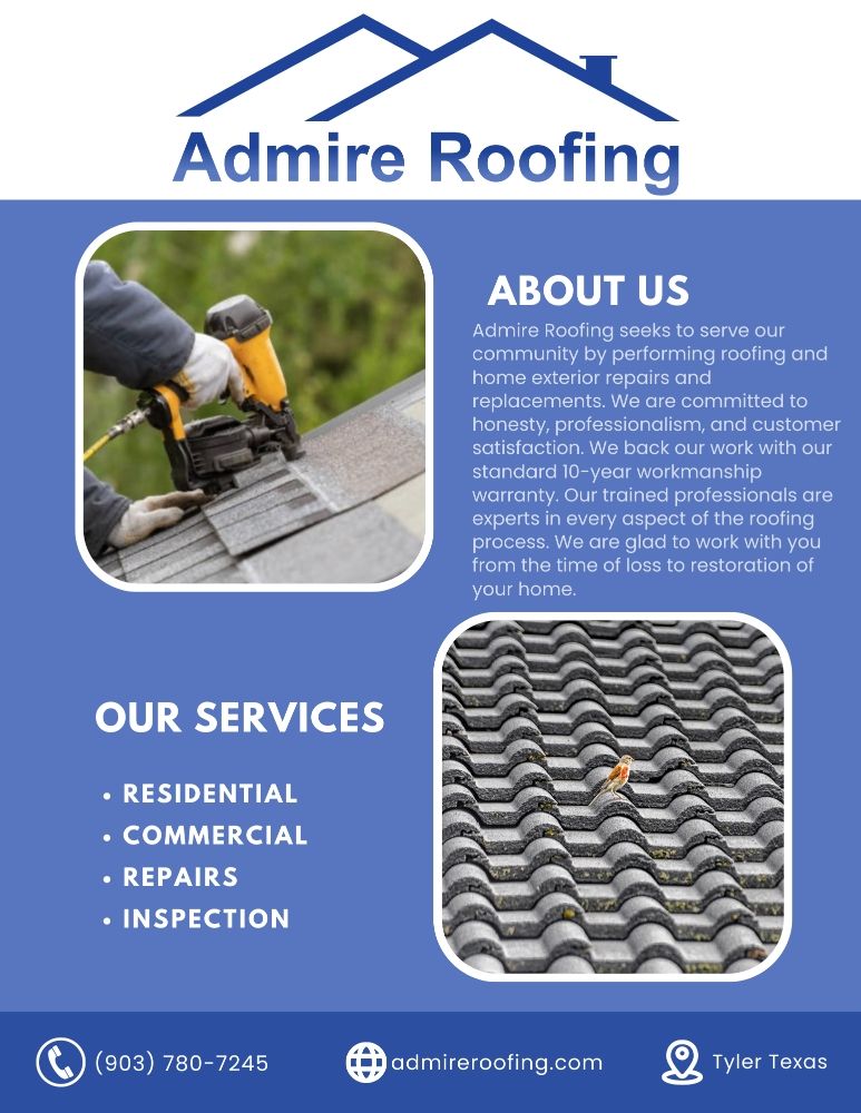 Slide of Admire Roofing