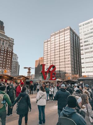 Christmas Village in Philadelphia by null