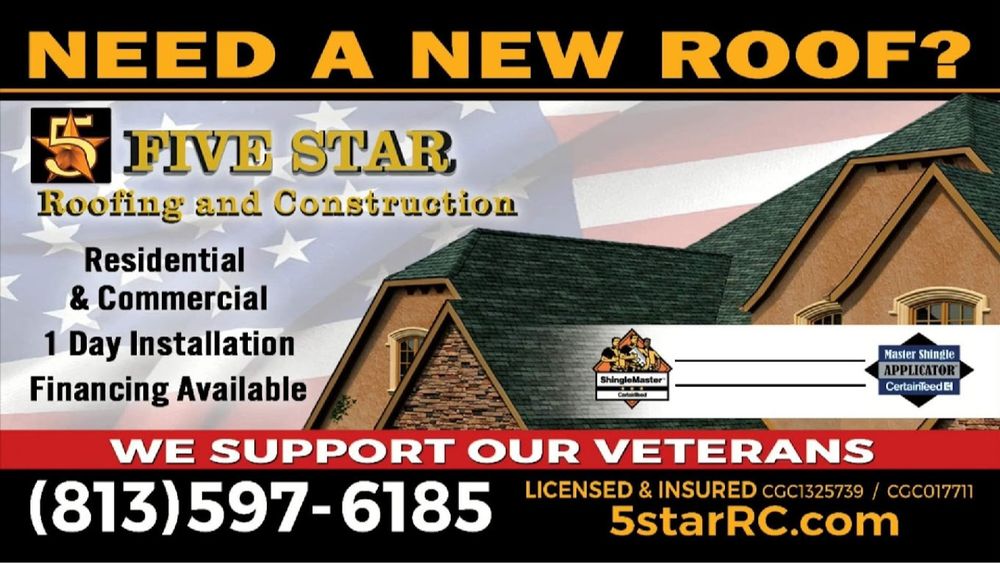 Slide of Five Star Roofing and Construction