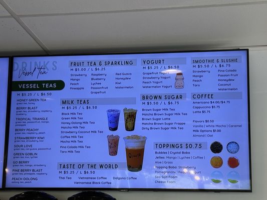 Menu photo 1 Vessel Tea Annandale, VA