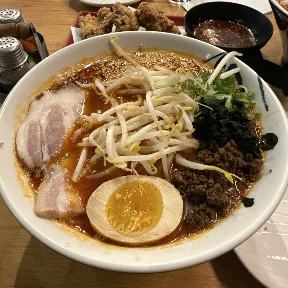 Ganko Ittetsu Ramen - Spicy miso and karage chicken - Ramen Near Me - Brookline, Massachusetts Ganko Ittetsu Ramen - Spicy miso and karage chicken - Ramen Near Me - Brookline, Massachusetts