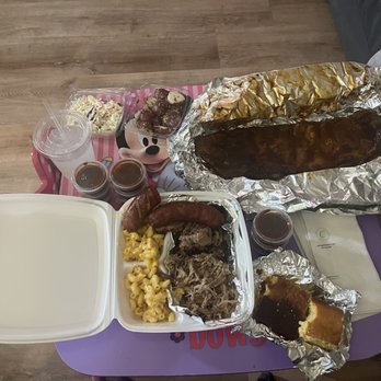 Long Shot BBQ - Rack of ribs, sausage, brisket, pulled pork, cole slaw, Mac and cheese, potato salad. - Barbeque Near Me - Philadelphia, Pennsylvania Long Shot BBQ - Rack of ribs, sausage, brisket, pulled pork, cole slaw, Mac and cheese, potato salad. - Barbeque Near Me - Philadelphia, Pennsylvania