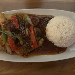 Oaka At The Mansion House - Sea Bass Sweet Chili.
