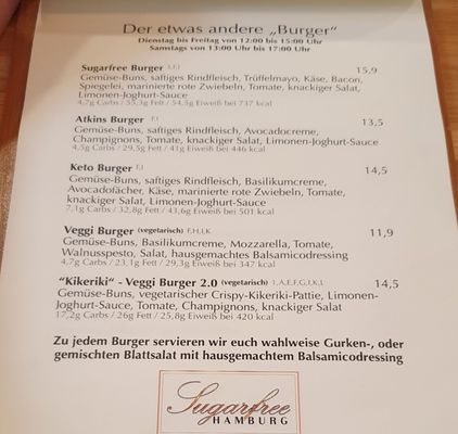 Menu photo 4 Sugarfree Café Hamburg, HH