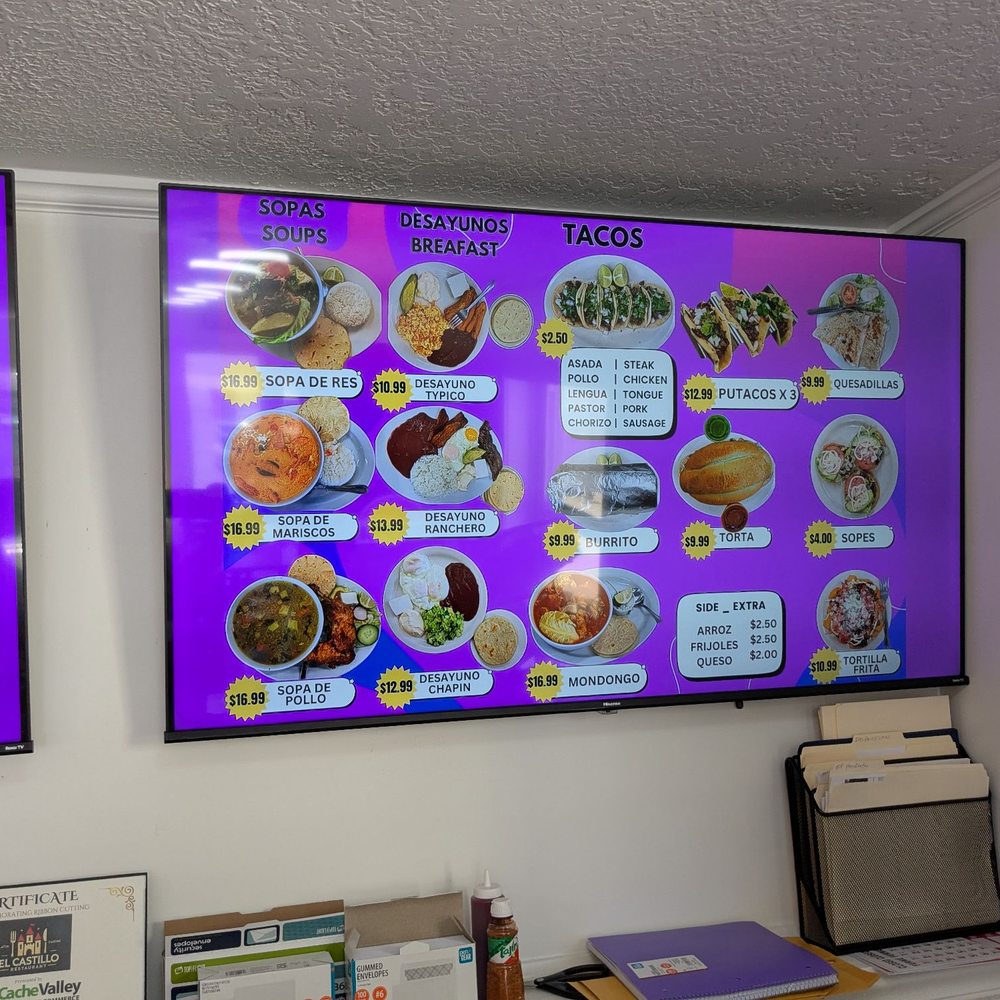 El Castillo Restaurant - Menu board - Breakfast & Brunch Near Me - Smithfield, Utah