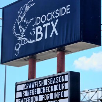 Dockside BTX - Sign out front - Seafood Near Me - Bastrop, Texas Dockside BTX - Sign out front - Seafood Near Me - Bastrop, Texas