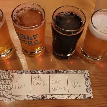 Half Acre Beer - Flights 4 x 5 oz Tasting beer - Breweries Near Me - Chicago, Illinois