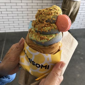 Somisomi - Ah-boong matcha and black sesame swirl - Ice Cream & Frozen Yogurt Near Me - Irvine, California Somisomi - Ah-boong matcha and black sesame swirl - Ice Cream & Frozen Yogurt Near Me - Irvine, California