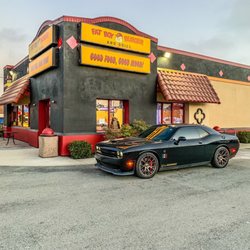 Fat Boy Burgers and Grill - Location with my car upfront
