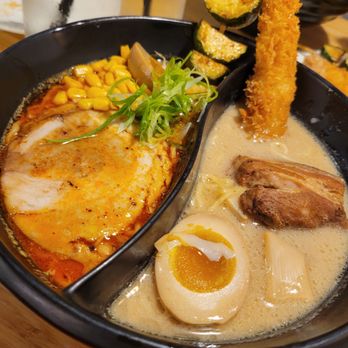 Kyuramen - Flushing - Yin Yang Ramen Bowl - Ramen Near Me - Flushing, New York