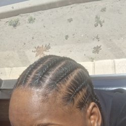 Jazzy Js' Hair Salon - This is an hour after I got my hair braided.I could barely hold my head up because how tight my braids felt.