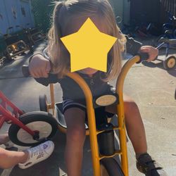 La Petite Playschool - La Petite has tricycles and helmets for the kids - huge help to kids to learn to bike and get good exercise!