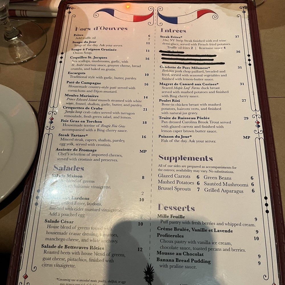 Circa 1875 - Menu - Pubs Near Me - Savannah, Georgia