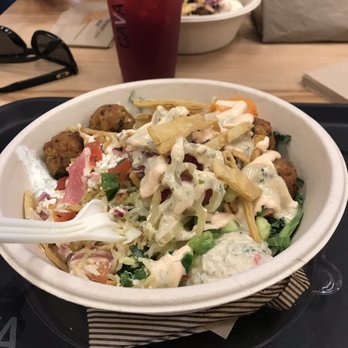 CAVA - Falafel green/grain bowl - Mediterranean Near Me - Anaheim, California CAVA - Falafel green/grain bowl - Mediterranean Near Me - Anaheim, California