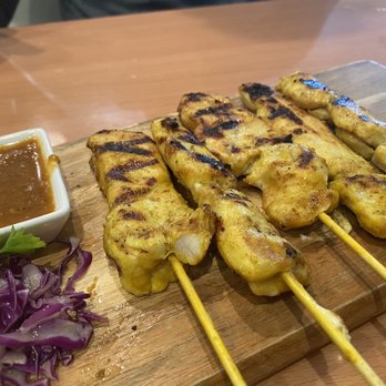 Chao Phra Ya - 5 Pieces Satay Chicken - Thai Near Me - Herndon, Virginia Chao Phra Ya - 5 Pieces Satay Chicken - Thai Near Me - Herndon, Virginia