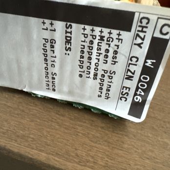 Papa Johns Pizza - Ingredient list - Pizza Near Me - Las Vegas, Nevada