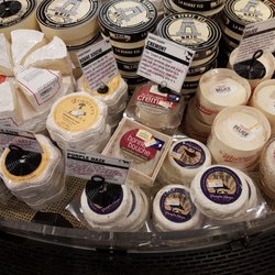 Kroger - This selection of award winning  Goat Cheeses could be in a cheese case in a professional shop. Wow