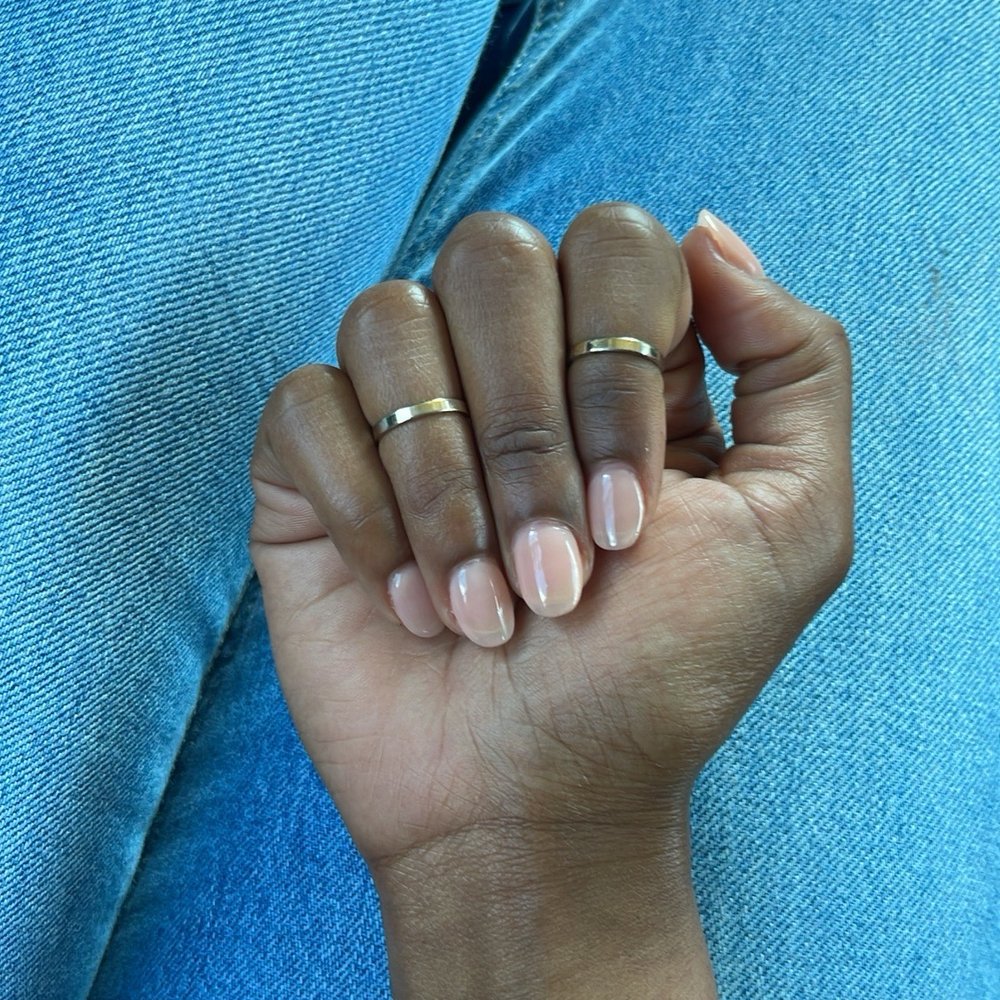 Aloha Nail Lounge - Natural round GelX. Lasted a whole month! - Nail Salons Near Me - Washington, DC, District of Columbia