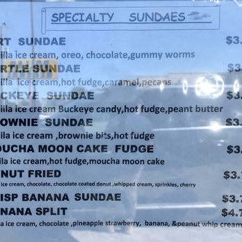 Ada Ice Cream Dairy B's - Menu - Ice Cream & Frozen Yogurt Near Me - Ada, Ohio Ada Ice Cream Dairy B's - Menu - Ice Cream & Frozen Yogurt Near Me - Ada, Ohio