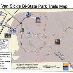 Van Sickle Bi-State Park - Trail Map