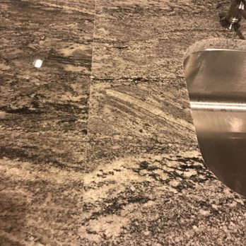 Go-Granite - Seam isn't great and the pattern doesn't match. - Kitchen & Bath Near Me - Balch Springs, Texas