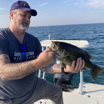 FISHBUS Charters - Canadian side of Lake Saint Clair smallmouth bass. - Fishing Near Me - Royal Oak, Michigan