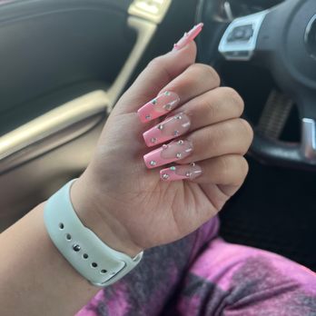 La Bamba Nails - Tracy did my nails , she was great! Full set and pedicure were $90 ( before tip). *pink French tip with diamond - Nail Salons Near Me - Huntington Park, California La Bamba Nails - Tracy did my nails , she was great! Full set and pedicure were $90 ( before tip). *pink French tip with diamond - Nail Salons Near Me - Huntington Park, California