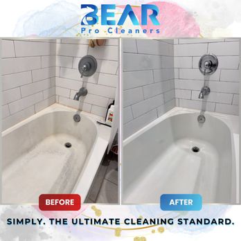 Bear Pro Cleaners - Tub interior refreshed by removing soap film, staining, and embedded grime. - Home Cleaning Near Me - San Antonio, Texas