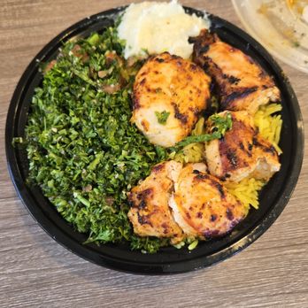 Sultans Mediterranean Grill - #1 Chicken Kabob Bowl Rice Tabolee - Mediterranean Near Me - Bakersfield, California