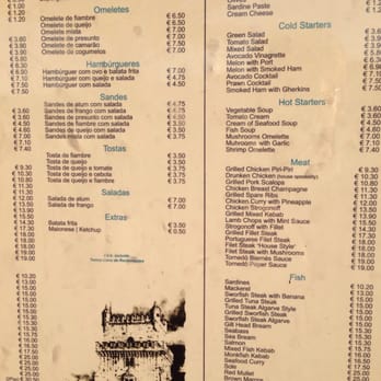 Gaivota Branca - Menu - Modern European Near Me - Lagos, 08