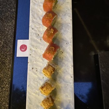 Minami - Champagne & Red Wave Roll - Japanese Near Me - Vancouver, British Columbia