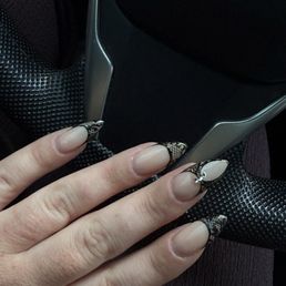 Gel x lace nails Gel x lace nails