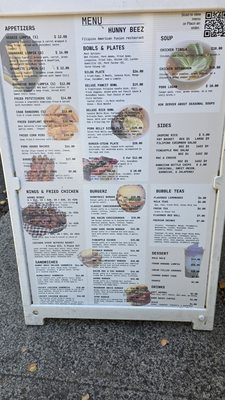 Menu photo 1 HunnyBeez Portland, OR